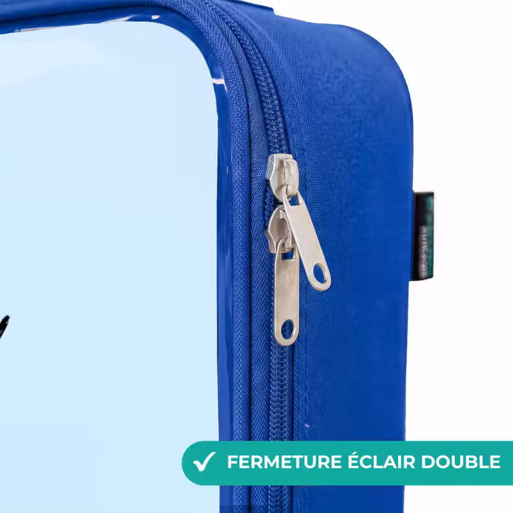 Valise enfant avec nom - Bleu - Dragon minuscule — 7