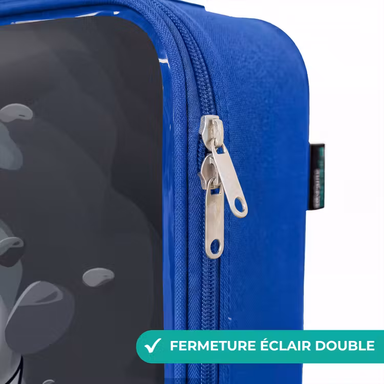 Valise enfant avec nom - Bleu - Gino queue-de-gris — 7