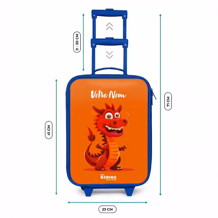 Valise enfant avec nom - Bleu - Horacio hotshot — 6