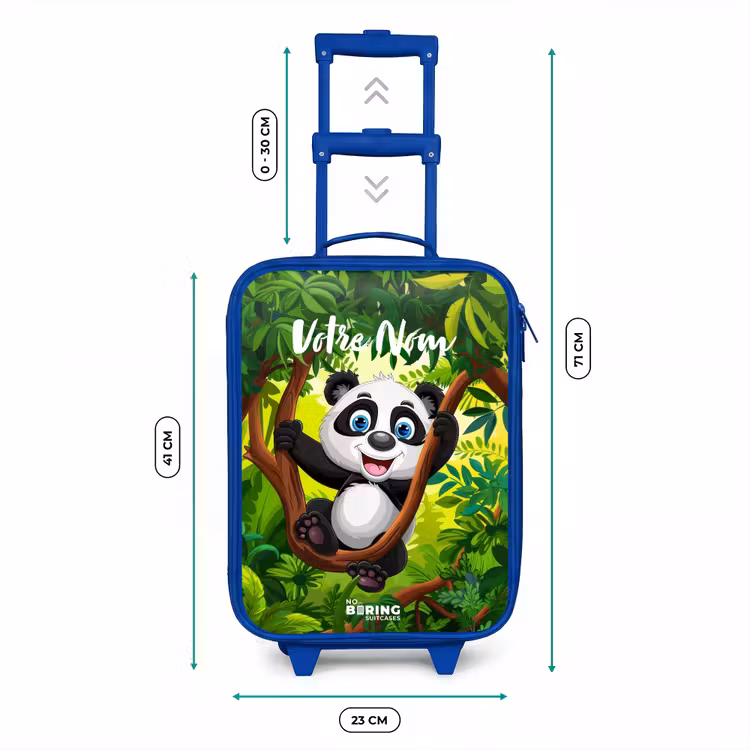 Valise enfant avec nom - Bleu - Pedro panda — 6