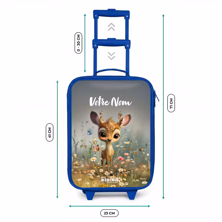 Valise enfant avec nom - Bleu - Valerie fielder — 6