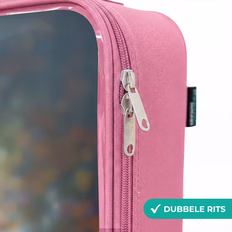 Valise enfant avec nom - Rose - Bois de fleur Bo — 7