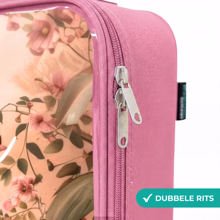 Valise enfant avec nom - Rose - Flora flapoor — 7