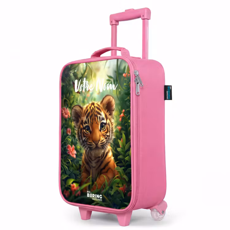 Valise enfant avec nom - Rose - Tommy tiger — 8