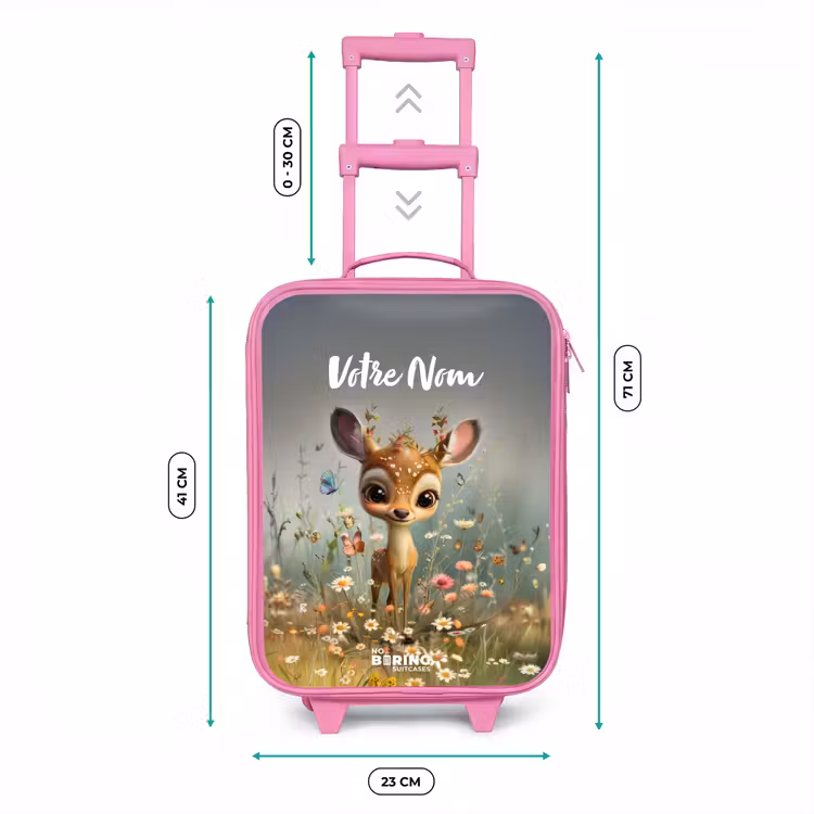 Valise enfant avec nom - Rose - Valerie fielder — 6