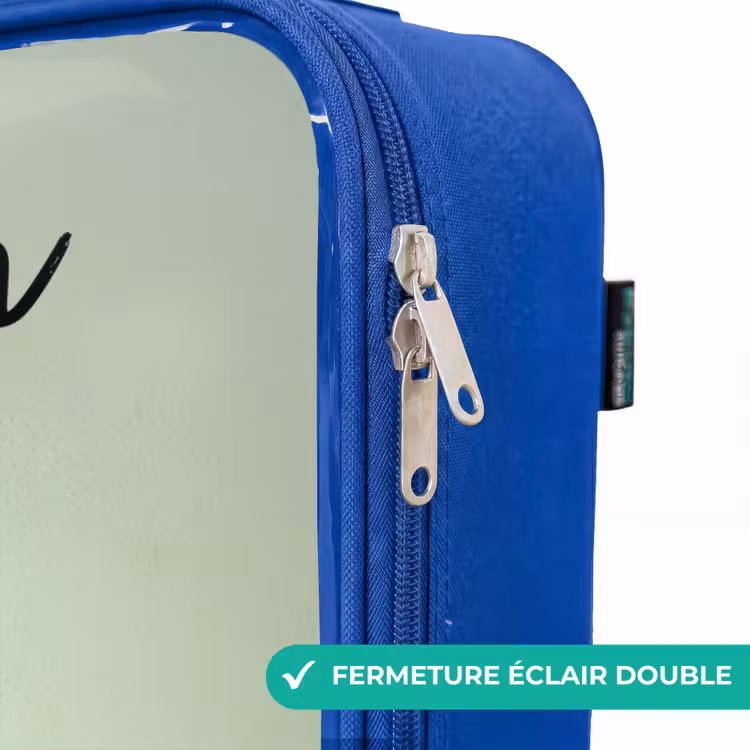 Valise enfant avec nom - Bleu - Animal - Dino - Nature — 7