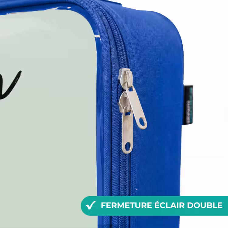 Valise enfant avec nom - Bleu - Dino - Bleu - Animal — 7