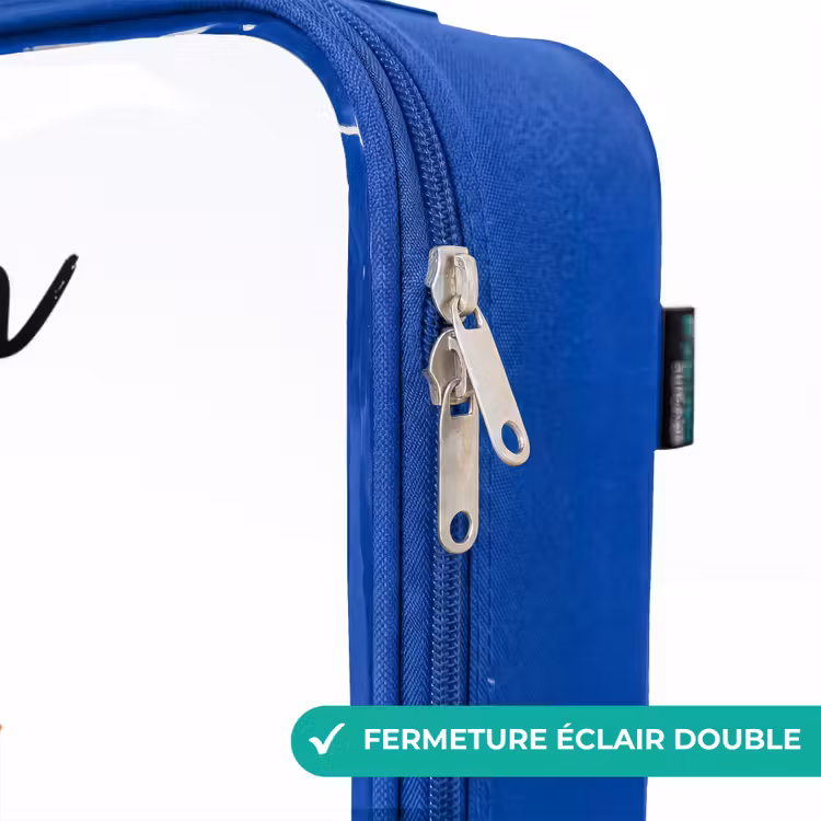 Valise enfant avec nom - Bleu - Dinosaures - Animaux - Vert - Orange — 7