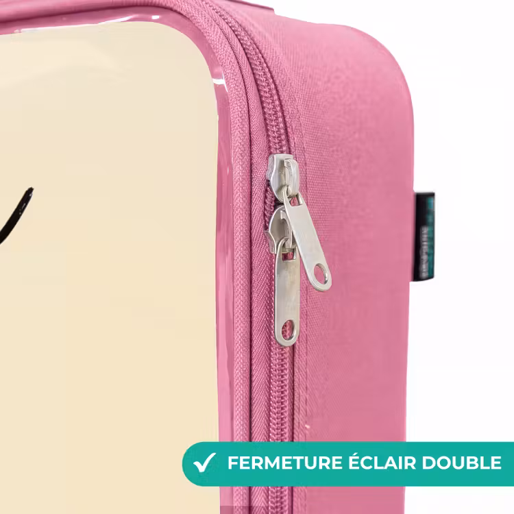 Valise enfant avec nom - Rose - Dino - Animal - Bleu - Vert — 7