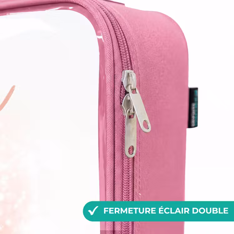 Valise enfant avec nom - Rose - Ballerine - Elfe - Fée — 7