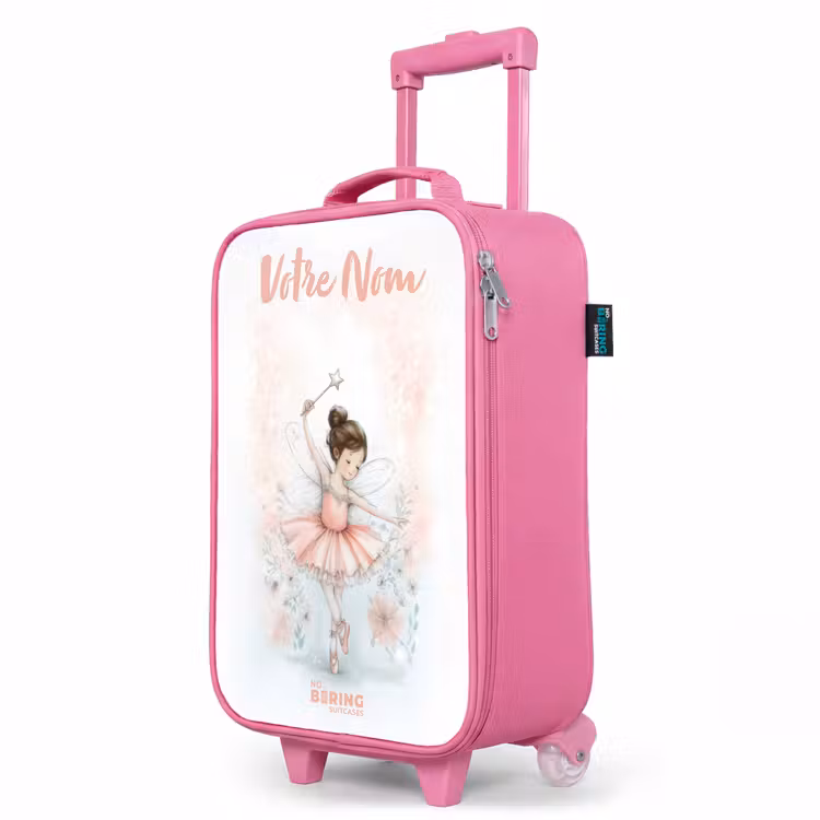 Valise enfant avec nom - Rose - Ballerine - Elfe - Fée — 8