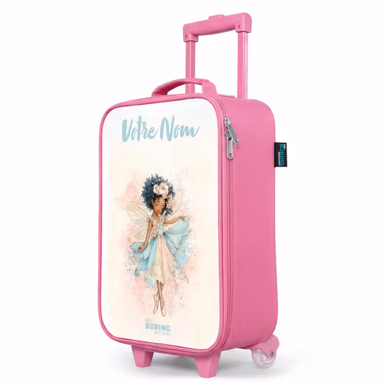 Valise enfant avec nom - Rose - Elfe - Ballet - Coloré — 8
