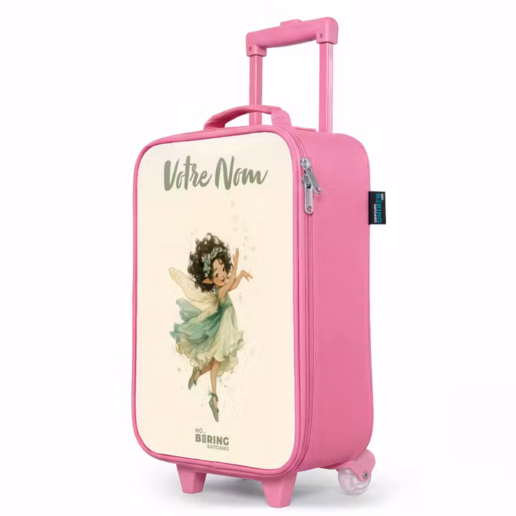 Valise enfant avec nom - Rose - Fée de la forêt dansante — 8