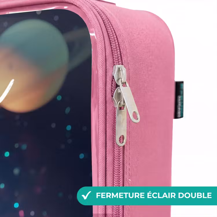 Valise enfant avec nom - Rose - Joyeux petit extraterrestre — 7