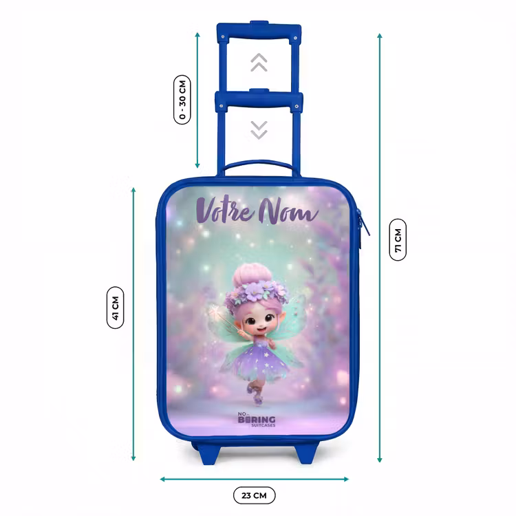 Valise enfant avec nom - Bleu - Elfe - Magie — 6