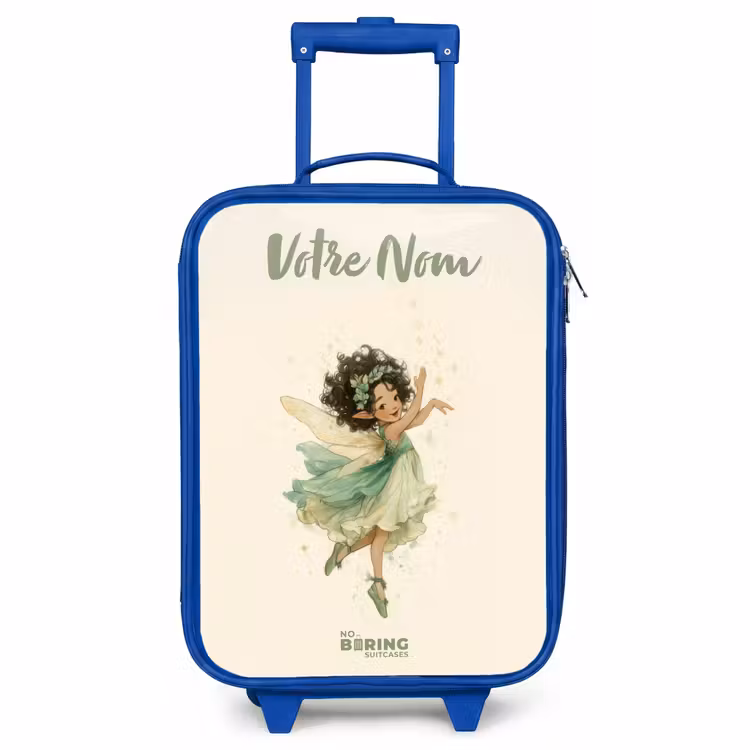 Valise enfant avec nom - Bleu - Fée de la forêt dansante — 1