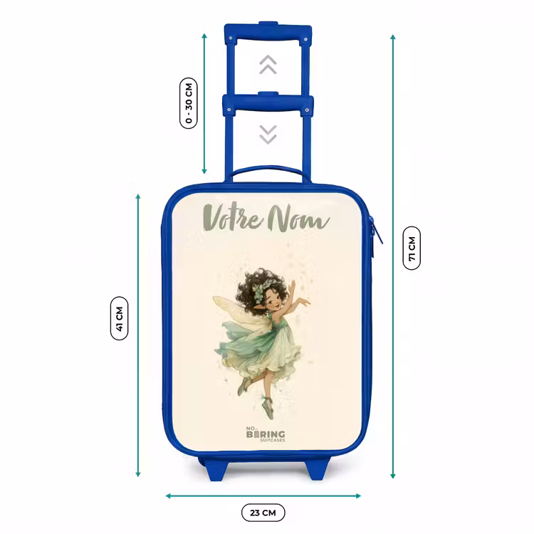 Valise enfant avec nom - Bleu - Fée de la forêt dansante — 6