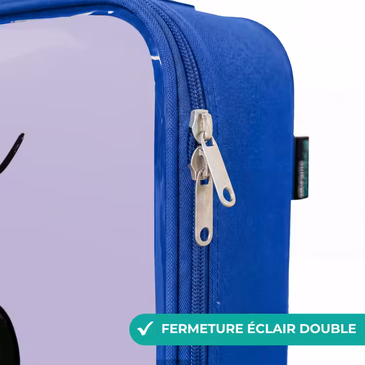 Valise enfant avec nom - Bleu - Kawai - Ballet - Panda — 7