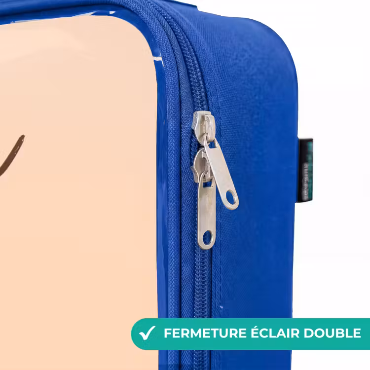 Valise enfant avec nom - Bleu - Kawai - Dino - Bubbletea — 7