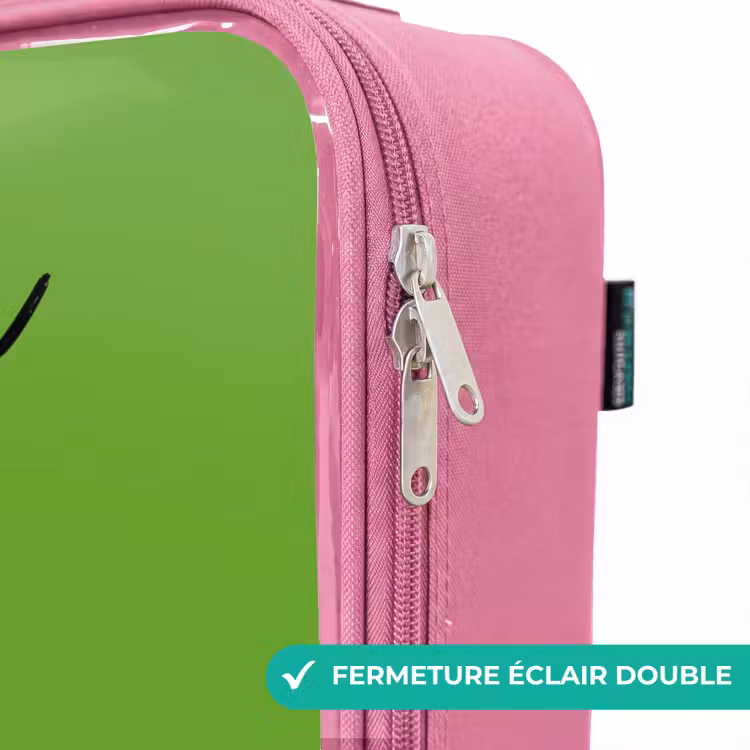 Valise enfant avec nom - Rose - Kawai - Avocado - Vert — 7