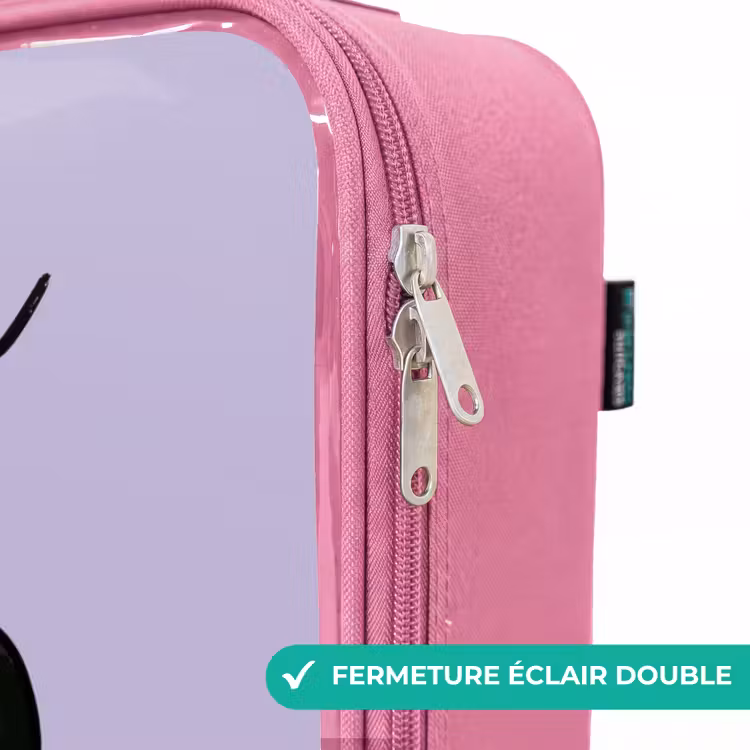 Valise enfant avec nom - Rose - Kawai - Ballet - Panda — 7