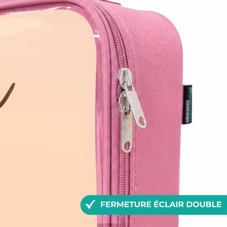 Valise enfant avec nom - Rose - Kawai - Dino - Bubbletea — 7