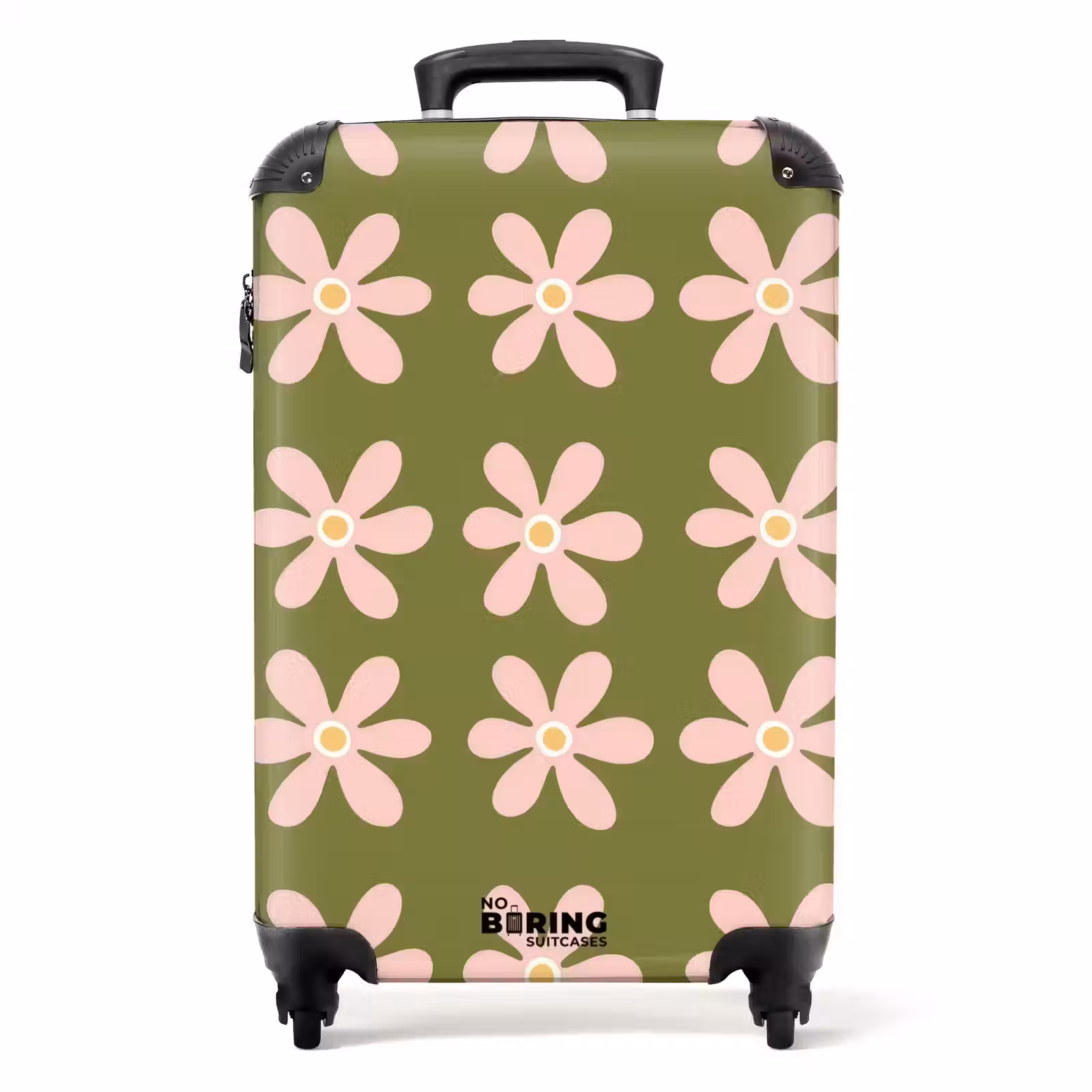 Valise - Fleur - Moderne - Vert — 1