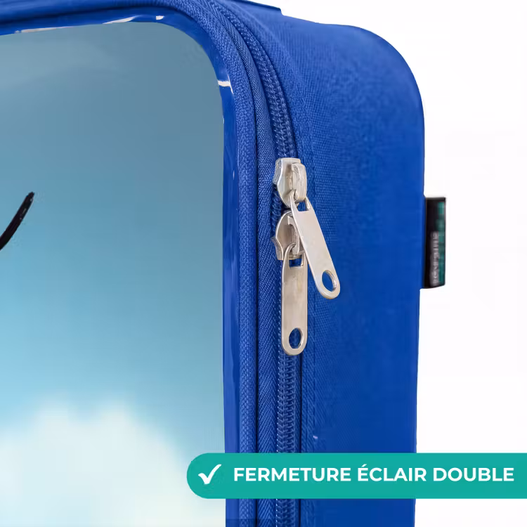 Valise enfant avec nom - Bleu - Golf - Dino - Vert — 7