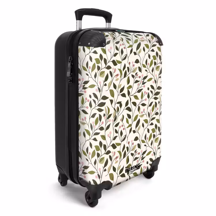 Valise - Feuilles - Baies - Rose — 2