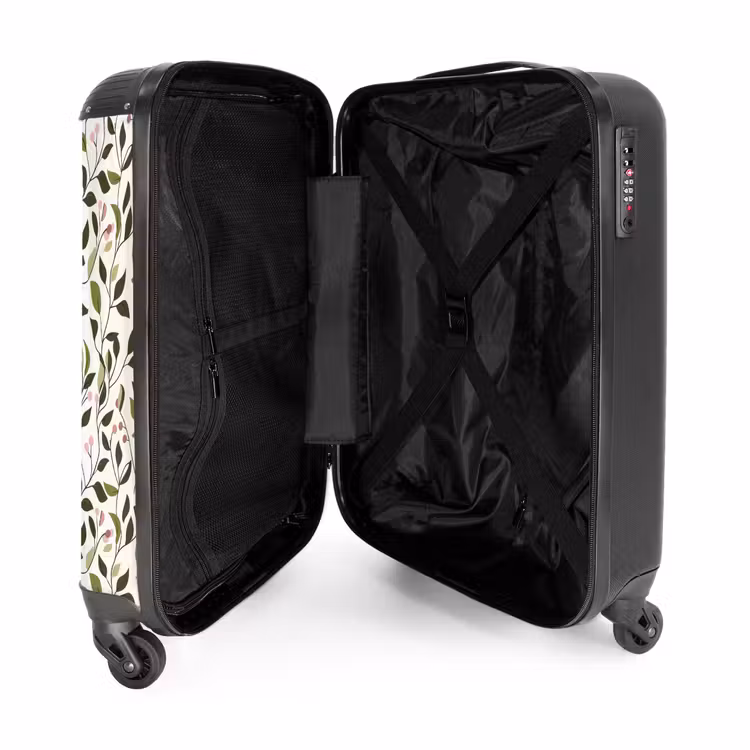 Valise - Feuilles - Baies - Rose — 5
