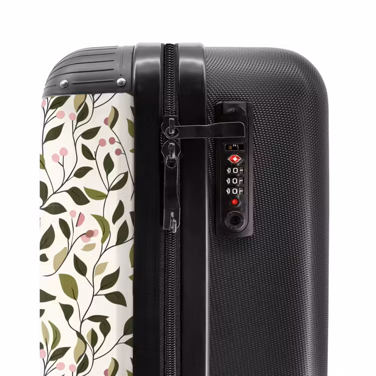 Valise - Feuilles - Baies - Rose — 6