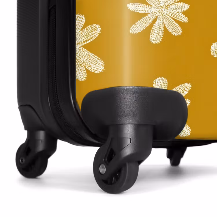 Valise - Fleur - Ludique - Jaune ocre — 7
