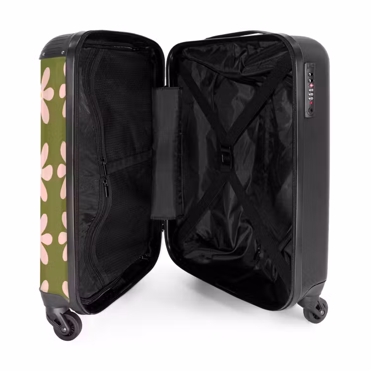 Valise - Fleur - Moderne - Vert — 5