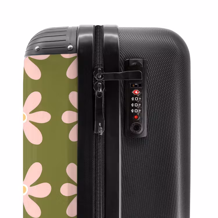 Valise - Fleur - Moderne - Vert — 6