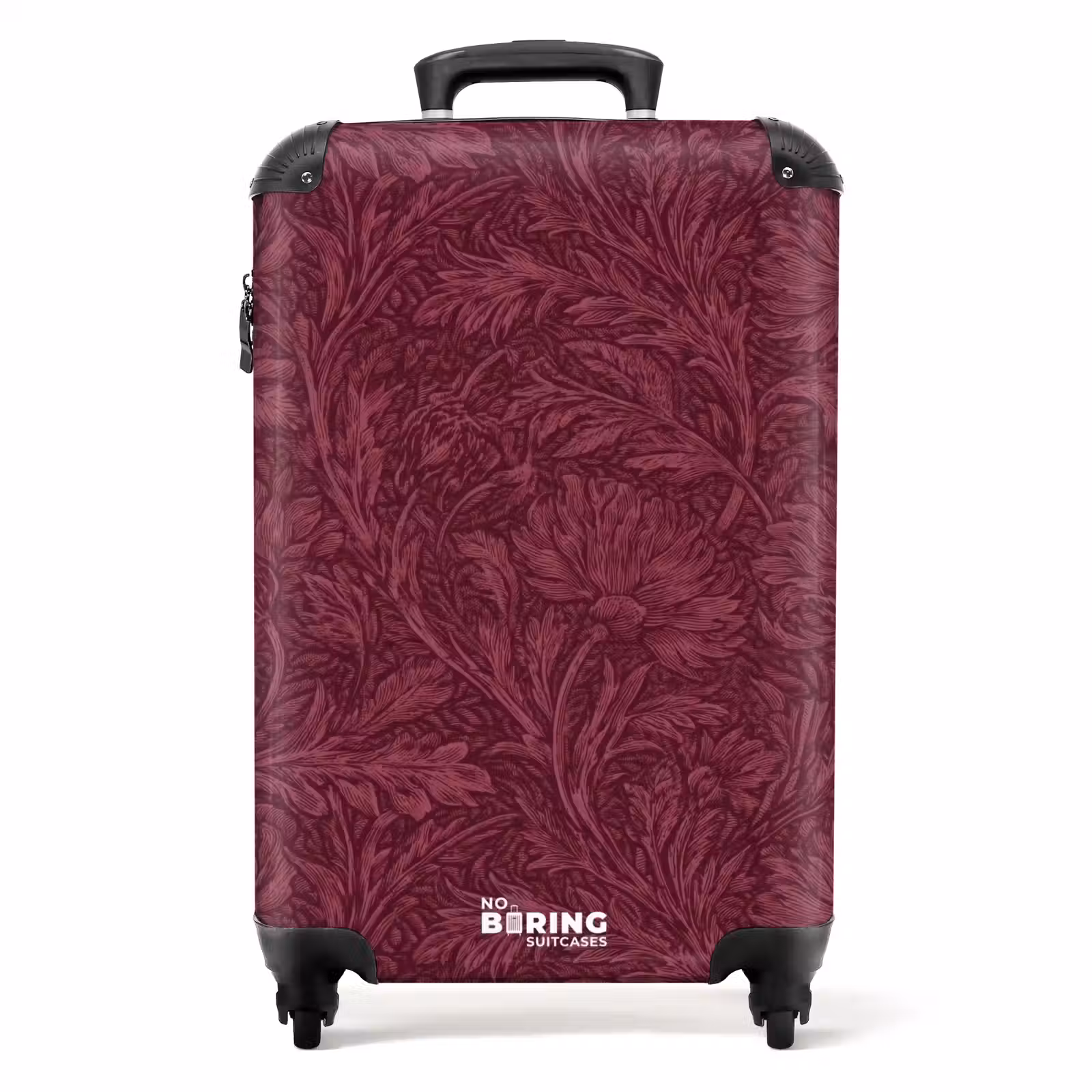 Valise - Feuilles - Motif - Violet — 1