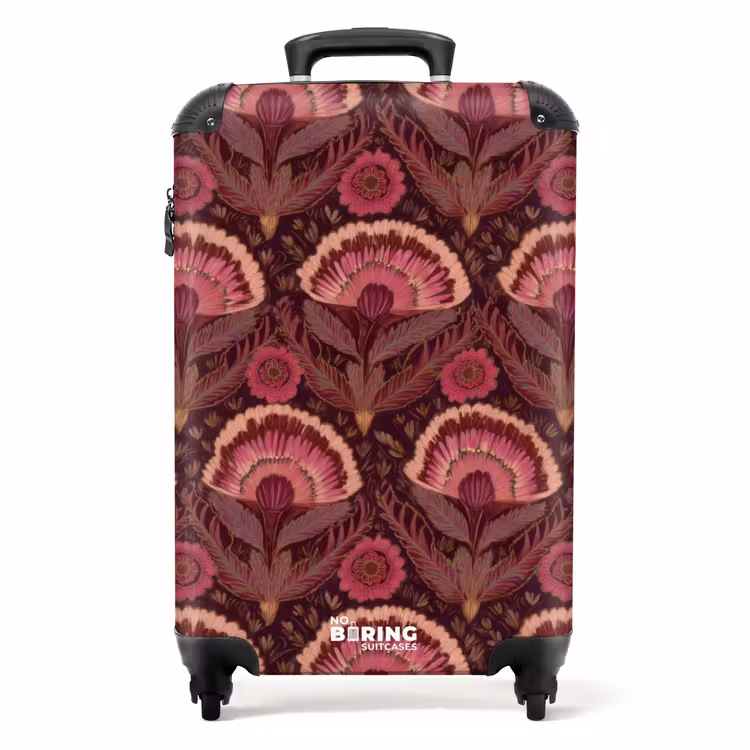 Valise - Antiquités - Fleurs - Coloré — 1