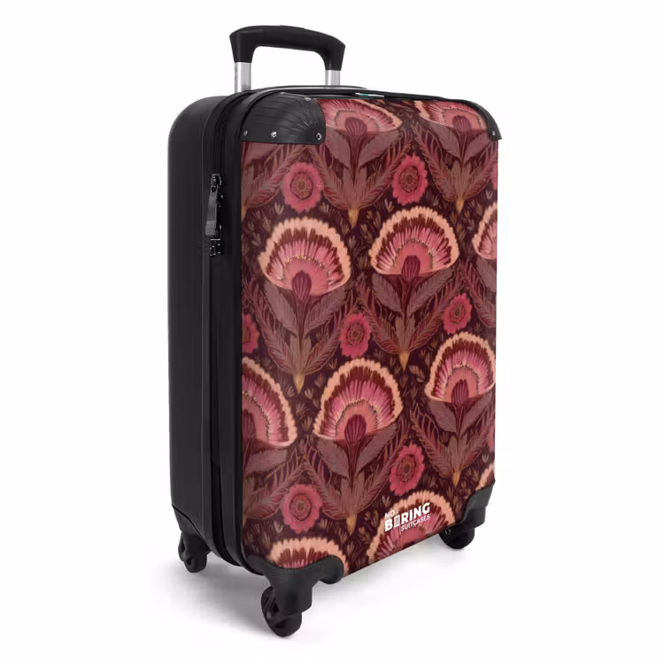 Valise - Antiquités - Fleurs - Coloré — 2