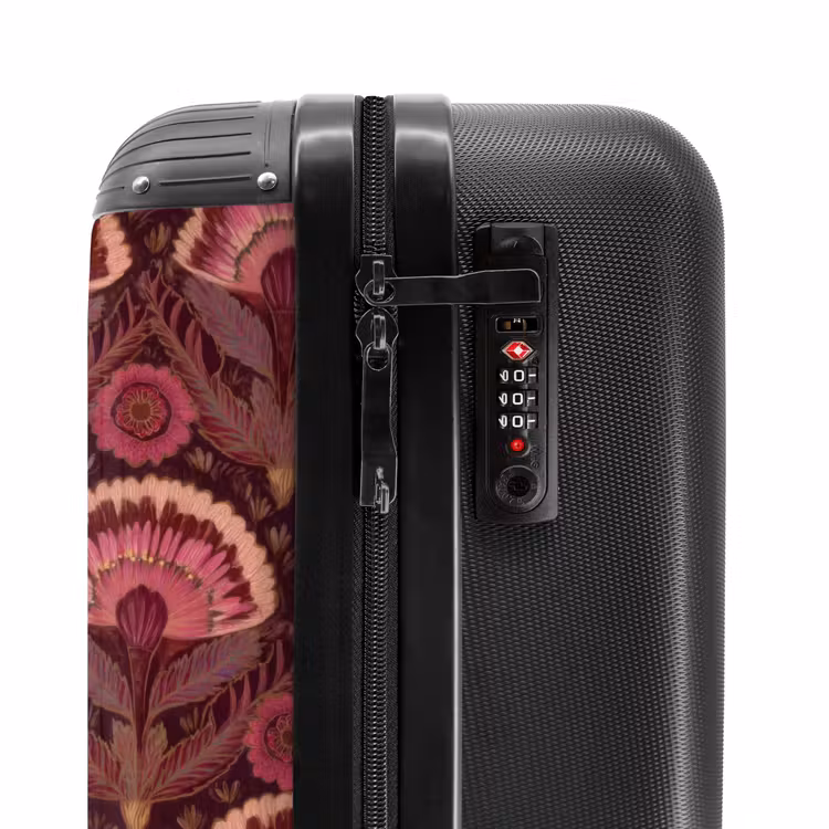 Valise - Antiquités - Fleurs - Coloré — 6