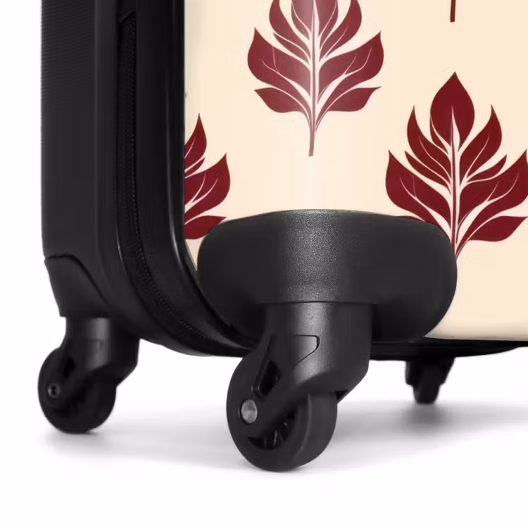 Valise - Botanique - Motif - Bordeaux — 7