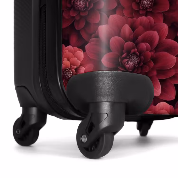 Valise - Dahlias - Fleurs - Rouge — 7