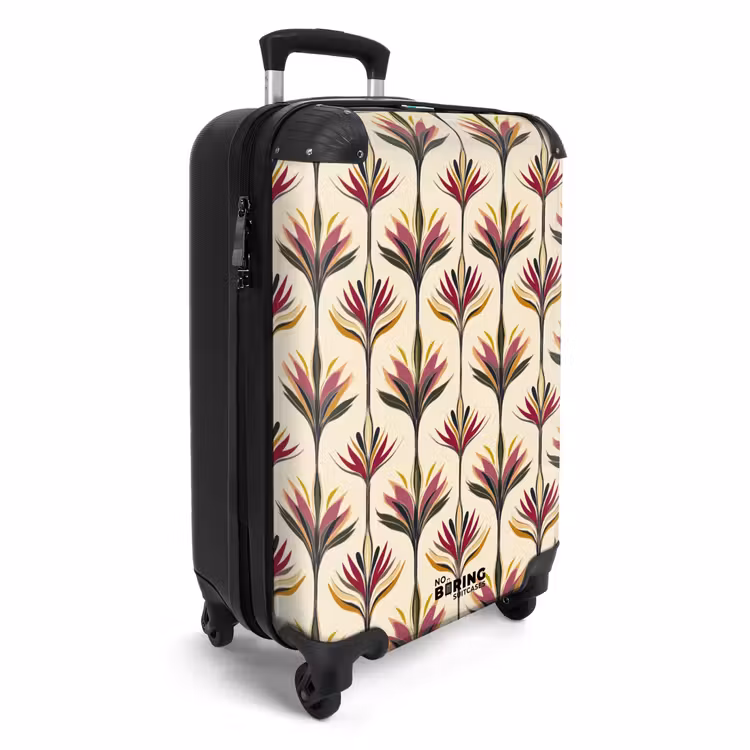 Valise - Éventail - Motif - Coloré — 2