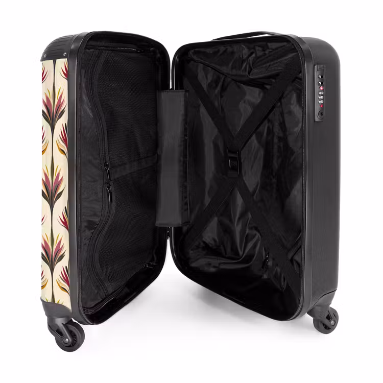 Valise - Éventail - Motif - Coloré — 5