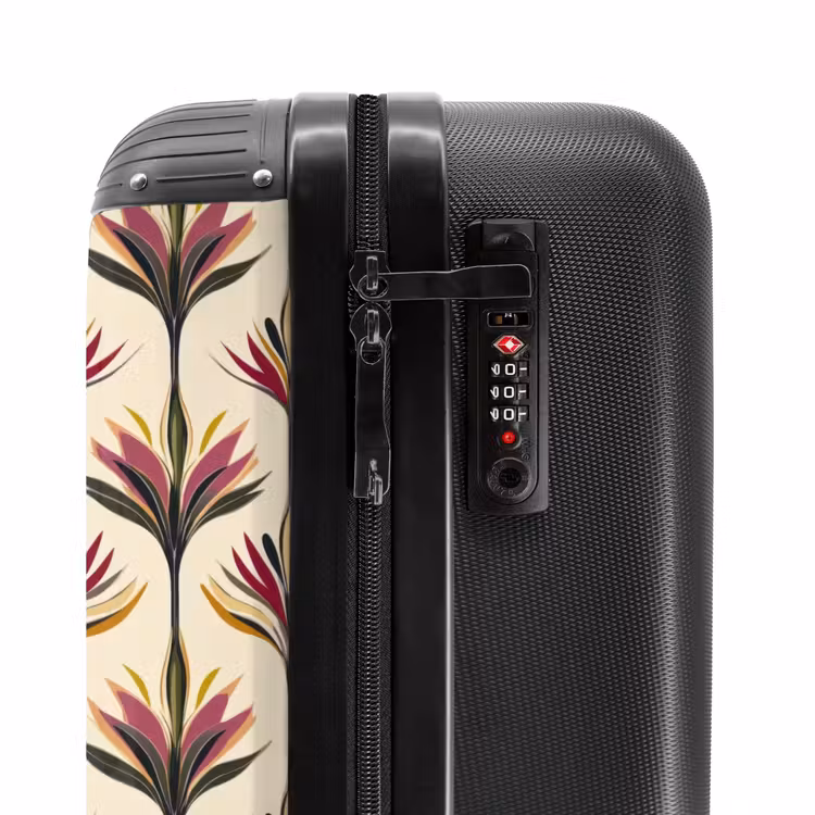 Valise - Éventail - Motif - Coloré — 6