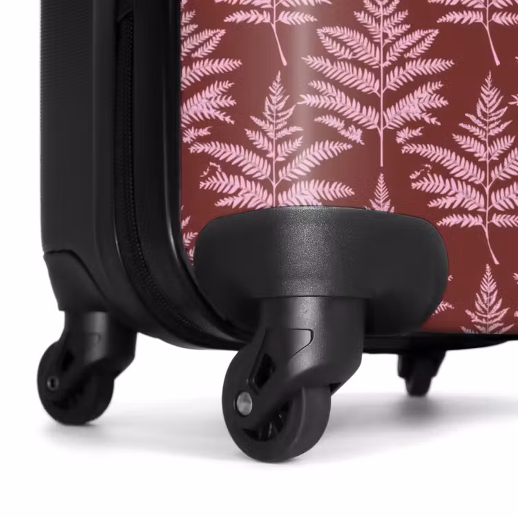 Valise - Feuille - Motif - Violet — 7