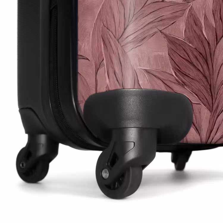 Valise - Feuilles - Motif - Violet — 7