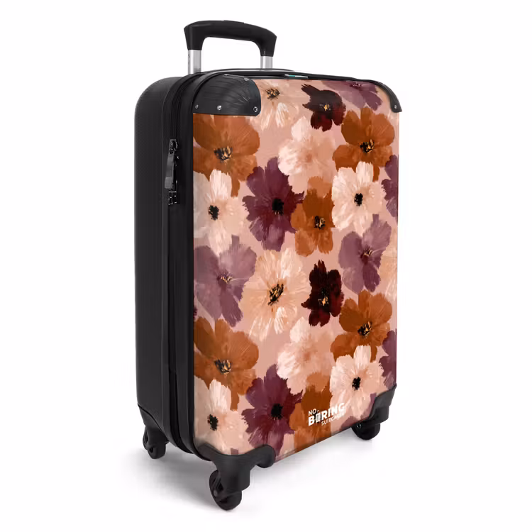 Valise - Fleurs - Abstrait - Tons de terre — 2