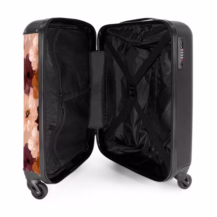 Valise - Fleurs - Abstrait - Tons de terre — 5