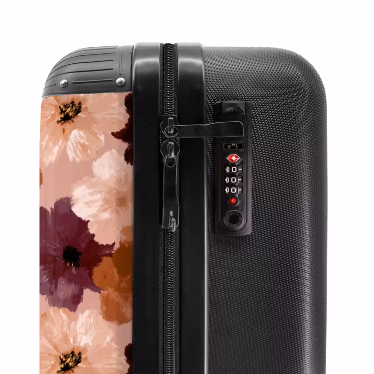 Valise - Fleurs - Abstrait - Tons de terre — 6