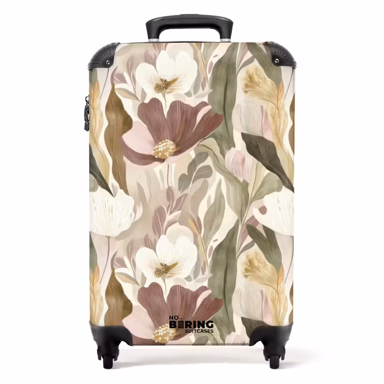 Valise - Fleurs - aquarelle - coloré — 1