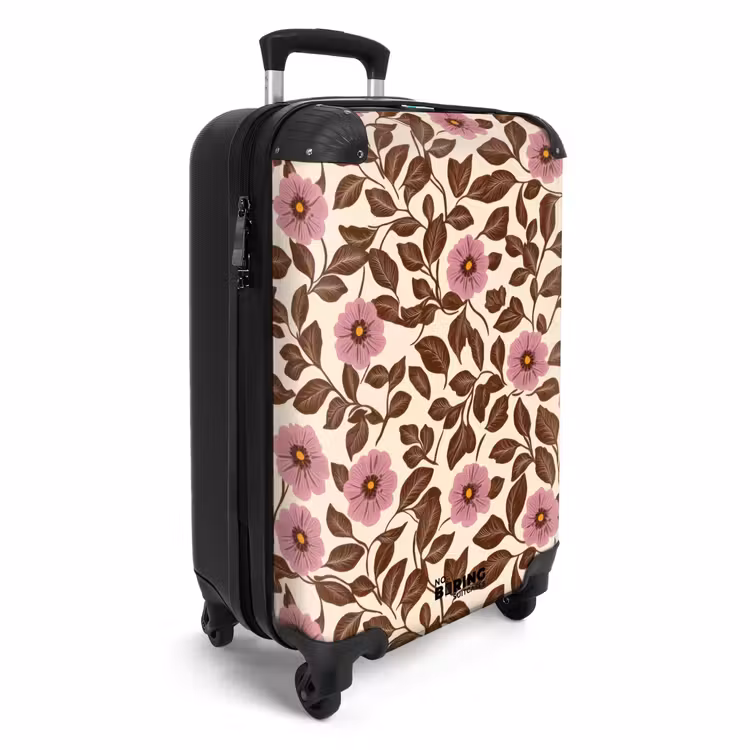 Valise - Fleurs - feuilles - colorées — 2